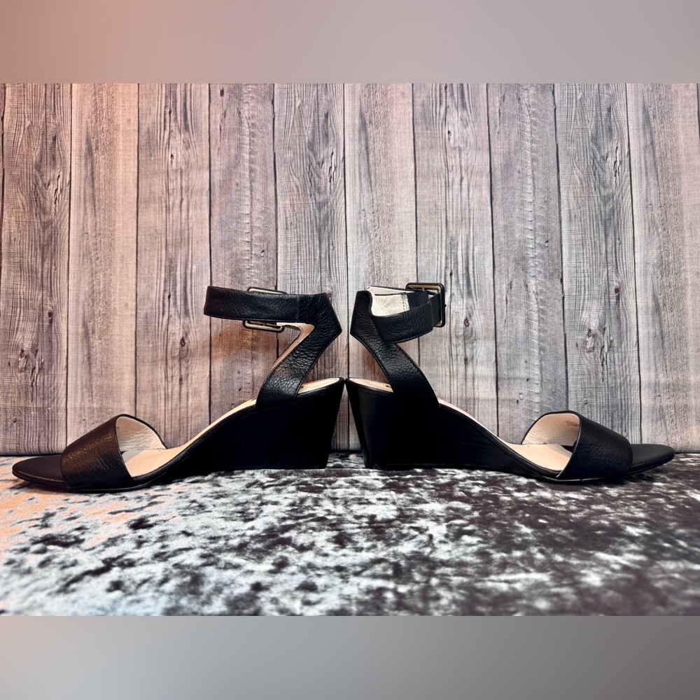 Louise et Cie Lo Punya black wedge Sandal Size 9 1/2 - Picture 5 of 10